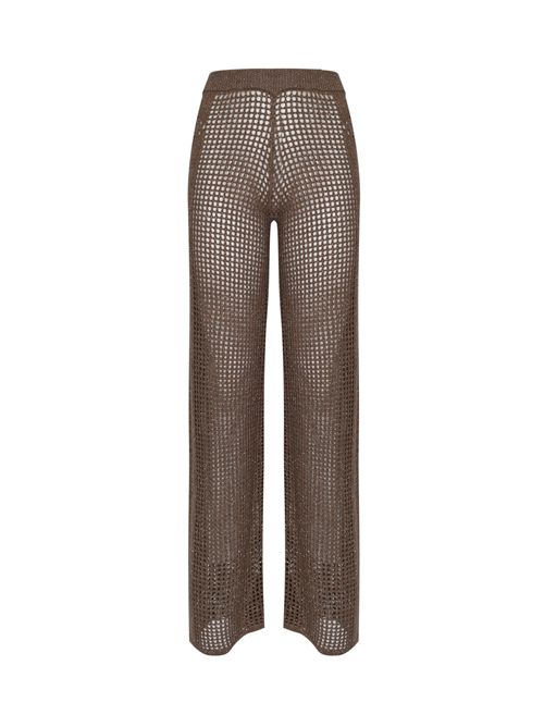 Pantalone Elga in crochet di cotone e lurex Mc2 Saint Barth | ELG000100500L